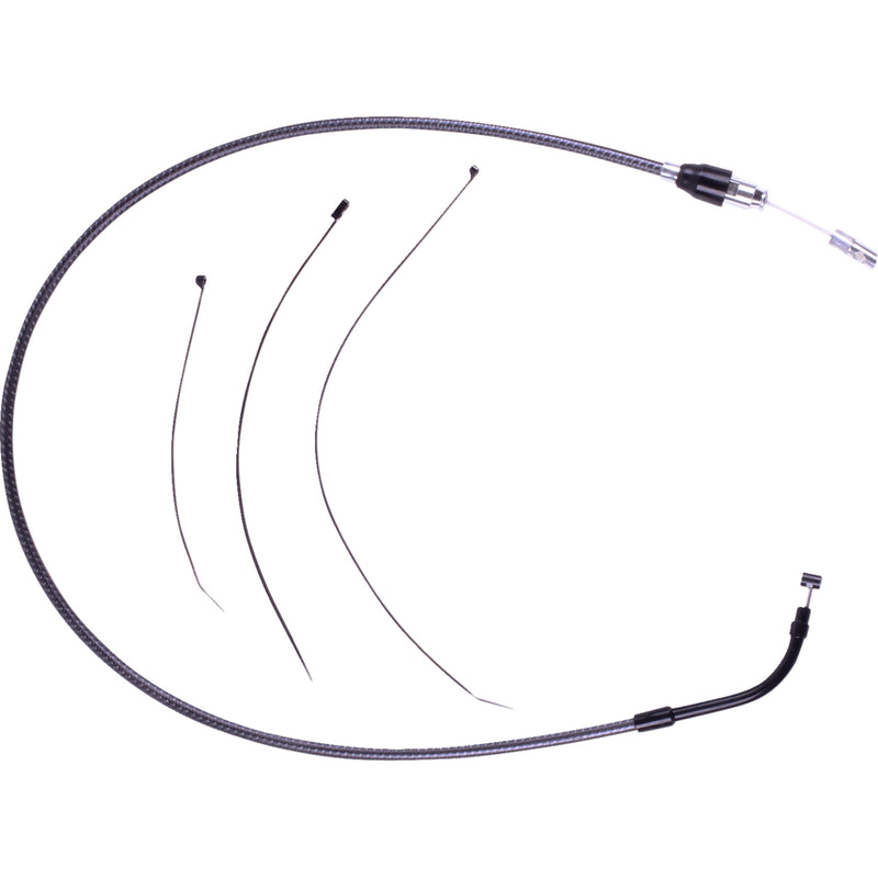 Magnum Shielding Karbonfibr Quick Connect Upper Clutch Cable 35" - 7239HE For Harley Road Glide 2023-2026