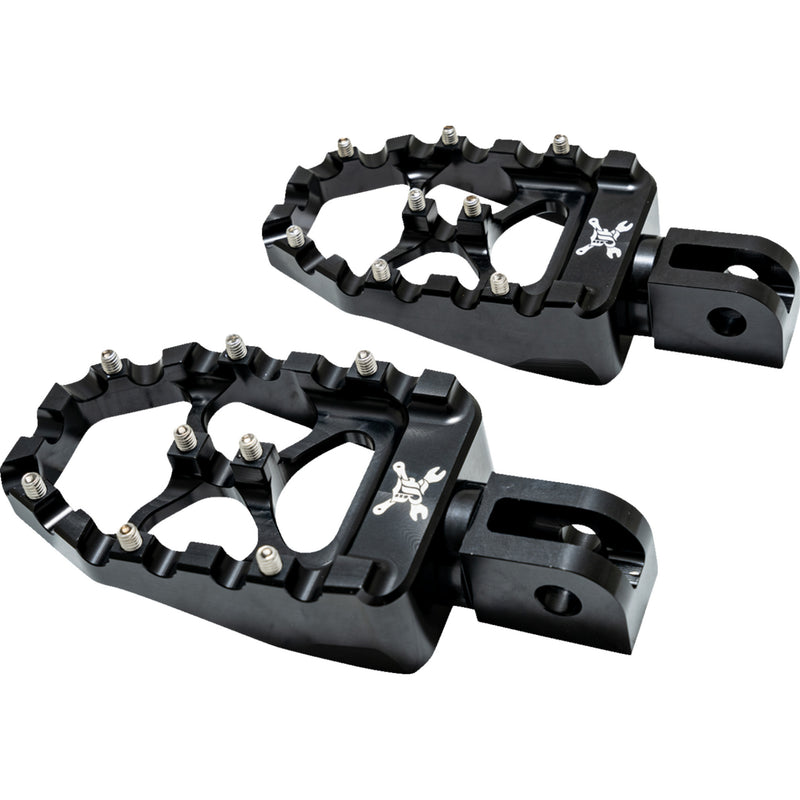 Burly Brand Evolution Footpegs - B13-1017B For Harley Softail 2018-2026