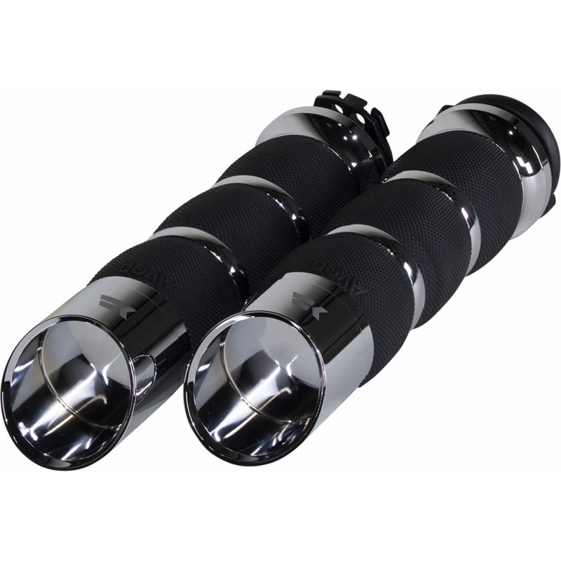 Khrome Werks Edge Grips - 500270 For Harley Motorcycles 1980-2024