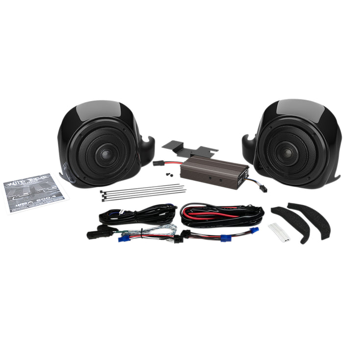 WILD BOAR AUDIO 4405-0533 WBA LC LWR KIT 300 Watt Amplified/Speaker Kit Lower Speaker Kit - FLH/FLT