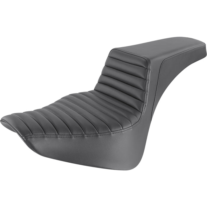 SADDLEMEN 0802-1398 818-33-171 Step-Up Seat — Front Tuck-n-Roll - Black