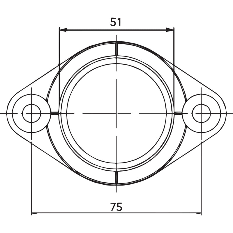 PARTS UNLIMITED 07-100-15 Carburetor Mounting Flange yamaha
