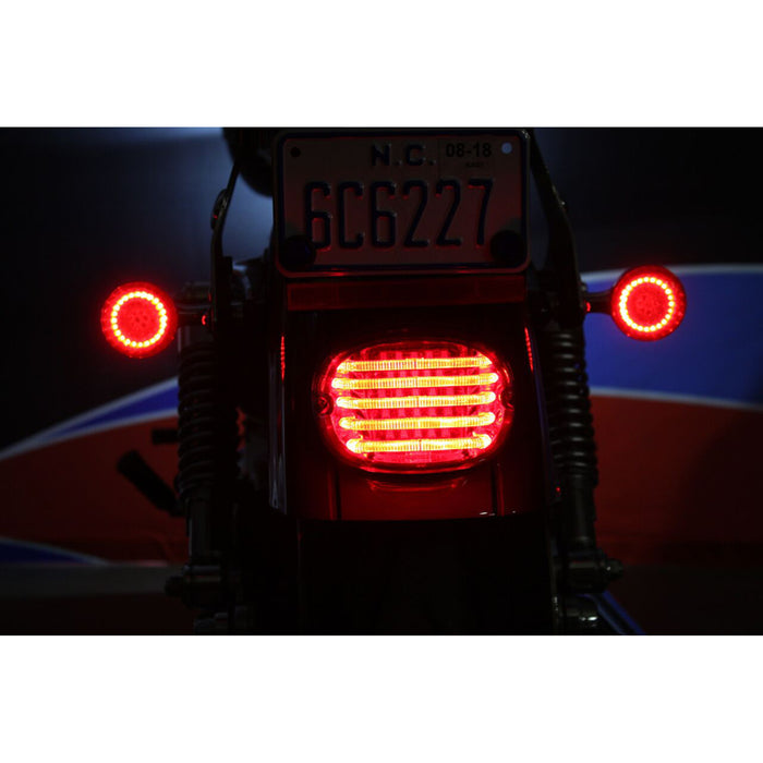 CUSTOM DYNAMICS 2010-1364 PB-TL-LP-R ProBEAM® Low-Profile LED Taillight Kit — with No Tag Light - without License Plate Illumination Window - Red