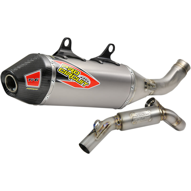 Pro Circuit Ti-6 Single Canister Exhaust System - 0351845F For KTM SX-F 450 / XC-F 450 2019-2022 | Gas Gas 450F 2021-2022 | Husqvarna FC 450 2019-2022