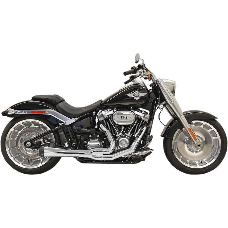 Bassani Xhaust Road Rage 2-Into-1 Exhaust System - 1S94R For Harley Softail 2018-2024