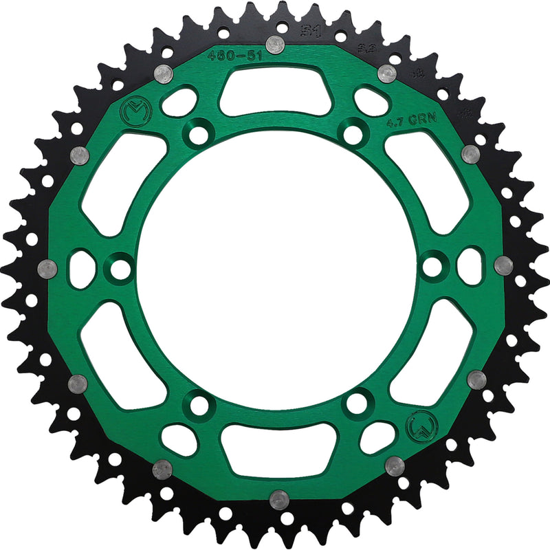 Moose Offroad Sprocket - 1210-460-51-15X For Kawasaki Dirt Bikes 1982-2025 | Suzuki RMZ 250 2004-2006