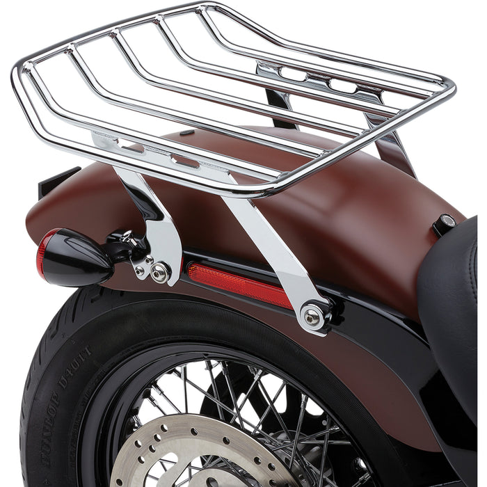 COBRA 1510-0481 602-2610 Big Ass® Detachable Solo Luggage Rack Detachable Solo Rack - FLSL - Chrome