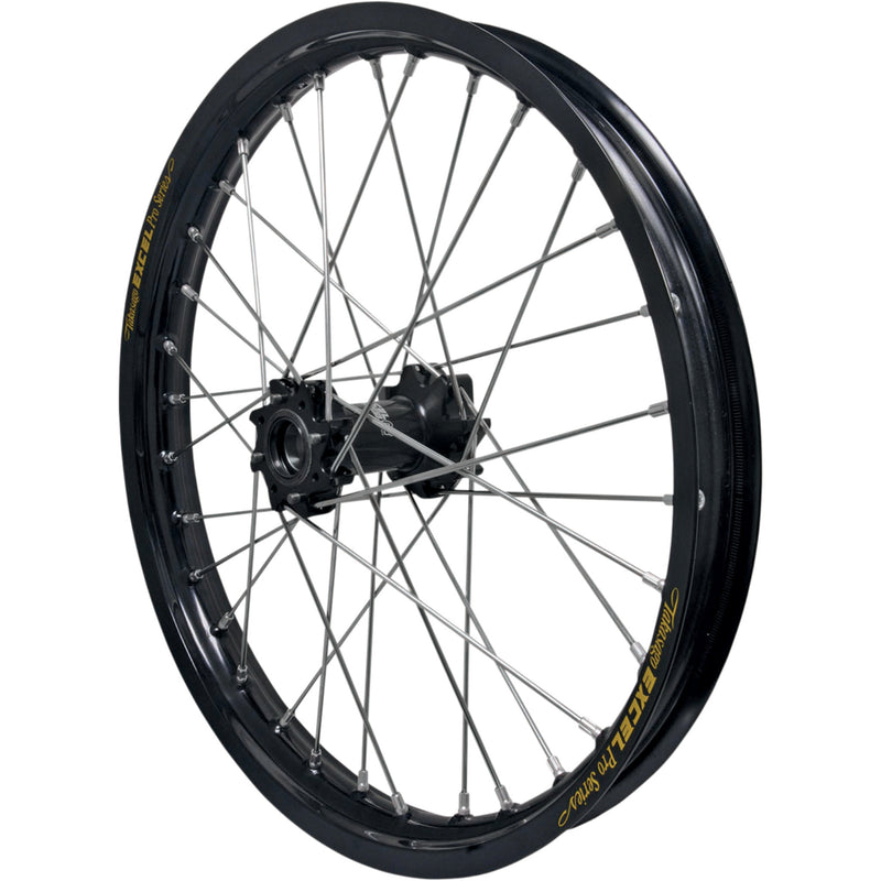 EXCEL 0203-0422 2F1AK40 Pro Series Wheel Assembly Wheel Assembly - Pro Series - 32 Spoke - Front - Black Hub/Rim - 21x1.6