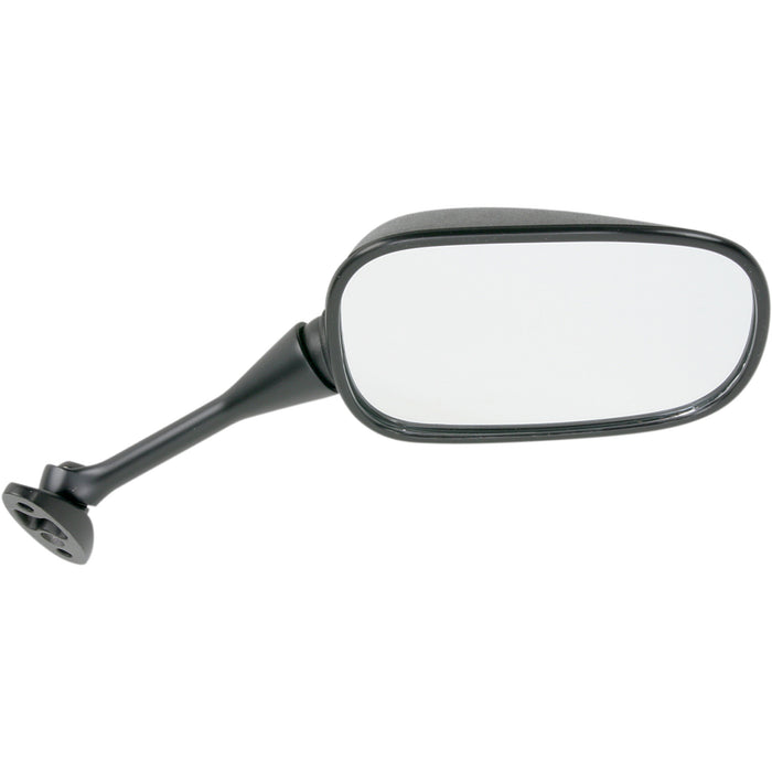 EMGO 0640-0070 20-35221 OEM-Style Replacement Mirror Mirror - Side View - Rectangle - Black - Right