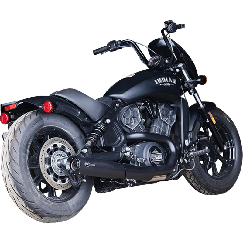 S&S Cycle Grand National 2-Into-1 Exhaust System - 4111-266-R For Indian Scout 2019-2023