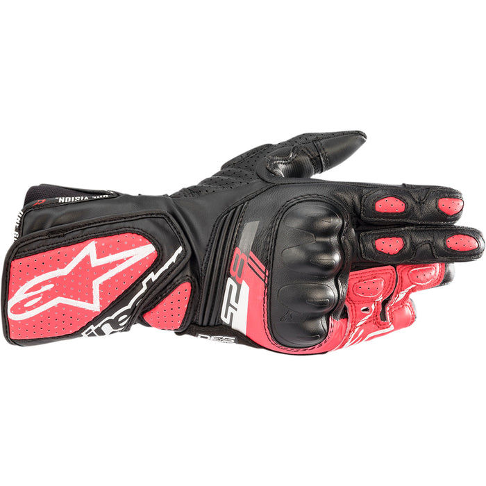 ALPINESTARS Stella SP-8 V3 Gloves Black/White/Diva - Pink