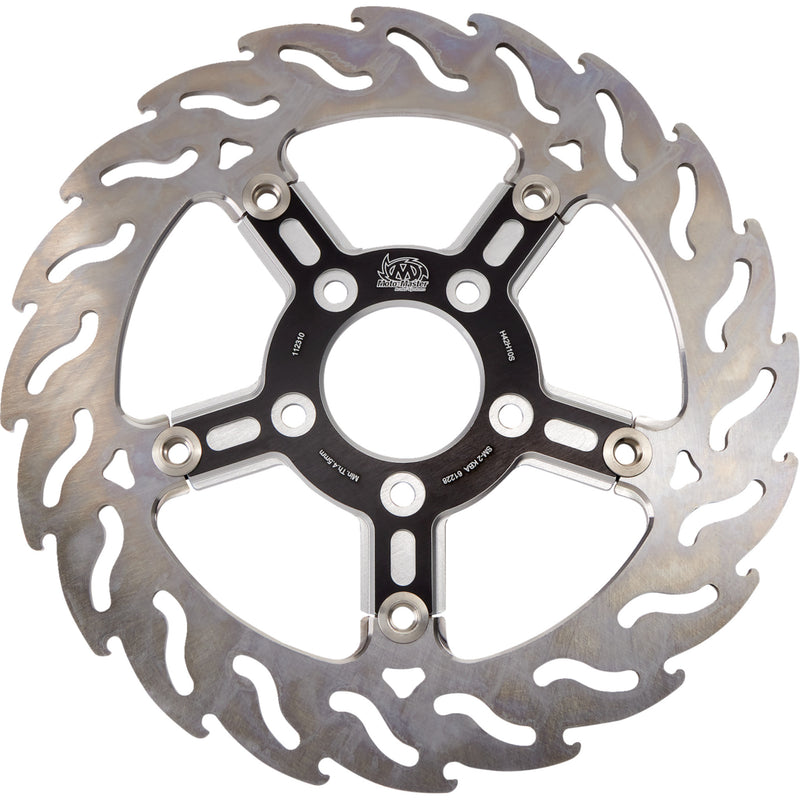 Moto-Master Flame Brake Rotor - 112310-PU For Harley Motorcycles 2000-2007