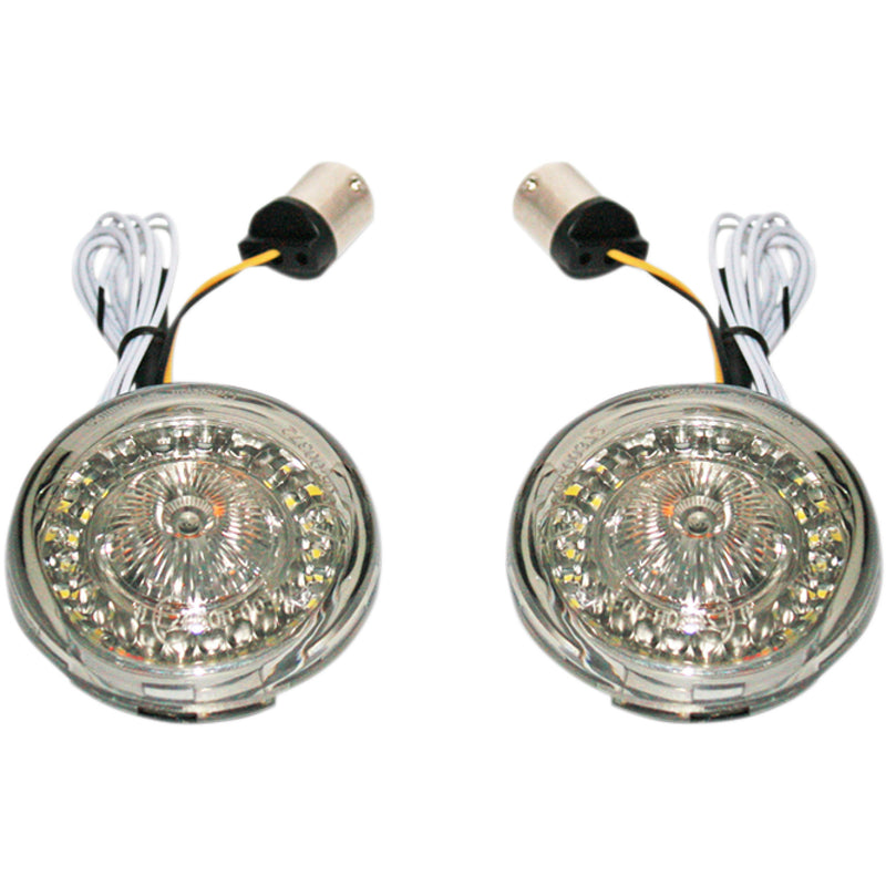 CUSTOM DYNAMICS 2020-1792 PB-AW-ECE-1156 ProBEAM® Amber/White Dynamic Ringz™ - ProBEAM® Dynamic Ringz™ Turn Signals - HDI 1156
