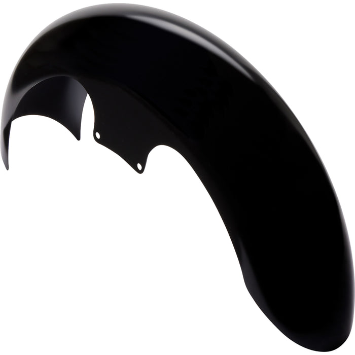 KLOCK WERKS 1401-0426 KWF-01-0102-2014 Tire Hugger Front Fender for Dresser - Slicer Fender Kit - Steel - Black - 16"-19'" - FL