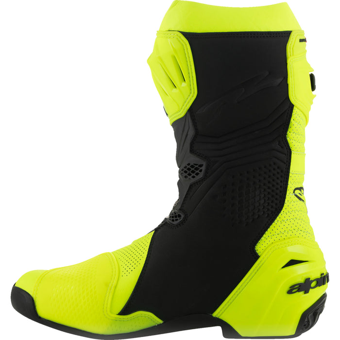 ALPINESTARS Supertech R Vented Boots Fluorescent - Yellow/Black US