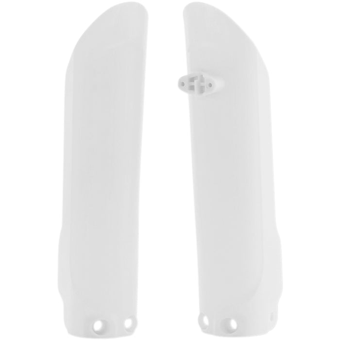 ACERBIS 0412-0405 2686000002 Replacement Fork Covers for KTM/Husqvarna — Fork Lower Fork Covers for Inverted Forks - White
