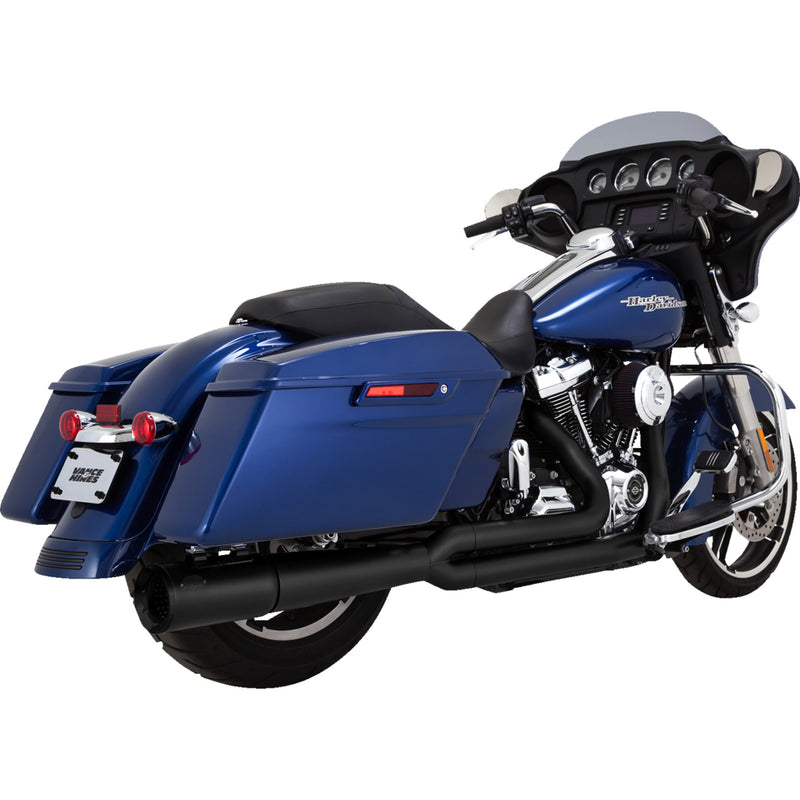 Vance & Hines Pro Pipe 2-Into-1 Exhaust System - 47383 For Harley Touring 2017-2025