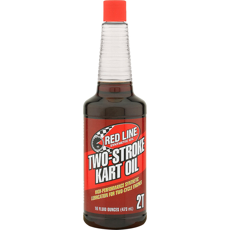 RED LINE SYNTHETIC OIL 3602-0190 40403 Two-Cycle Kart Oil 16 us fl oz.