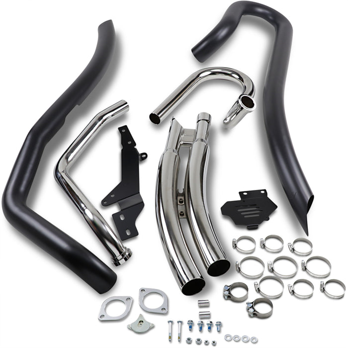 COBRA 1810-2670 3221B Speedster Swept Exhaust System Speedster Swept Exhaust - Black - M109R