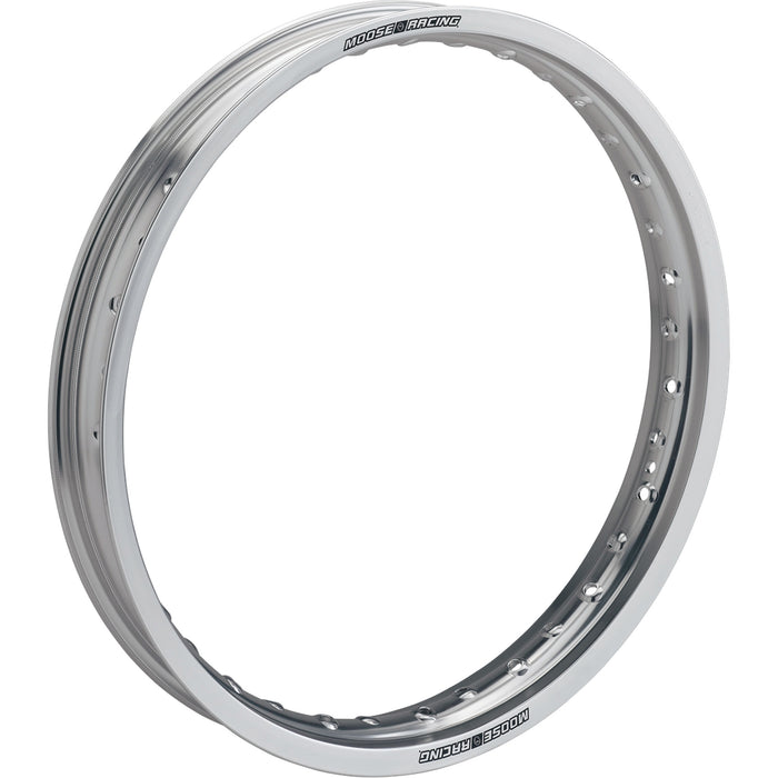 MOOSE OFFROAD 0210-0225 GY-19X215S Aluminum Rim Rim - 36 Hole - Rear - Silver - 19x2.15