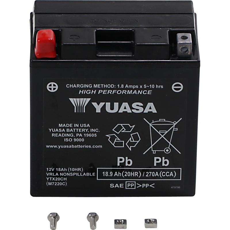 Yuasa YTX Battery - YUAM7220C For Kawasaki Motorcycles 1992-2016 | BMW R1200RT / 1600 / K1600B 2014-2020