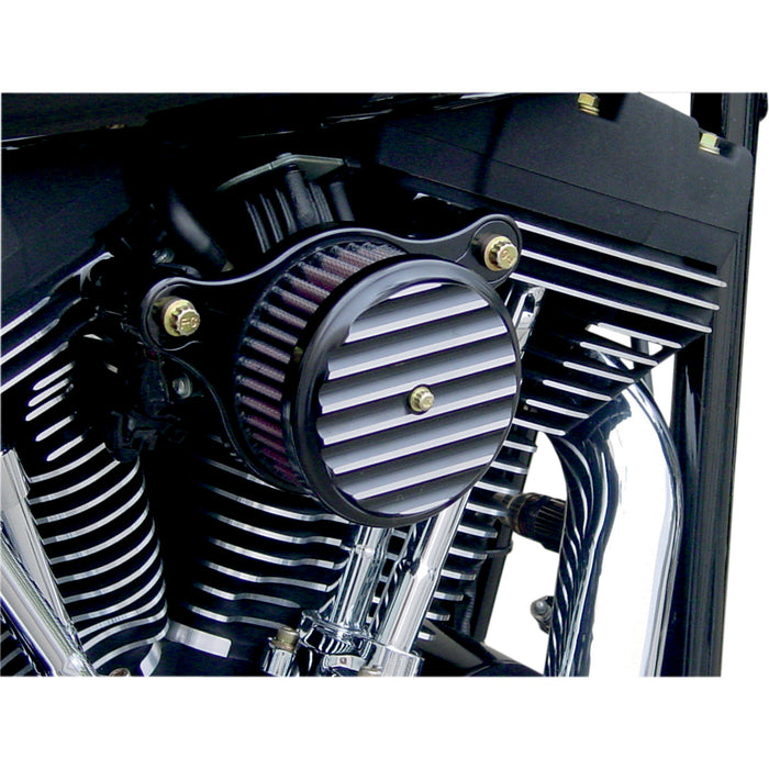 JOKER MACHINE 1010-0930 10-202B High-Performance Air Cleaner Assembly Kit - Finned Black