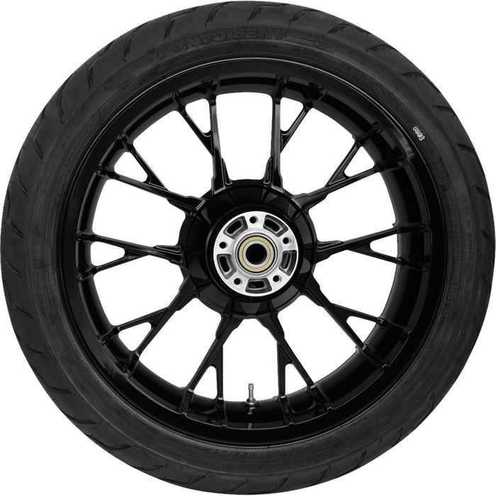 COASTAL MOTO 0336-0019 PKG-MAR185SB-ABST Marlin Wheel/Tire Combinations - Marlin Rear Wheel - Solid Black (18") | Dunlop Tire (180/55B18)