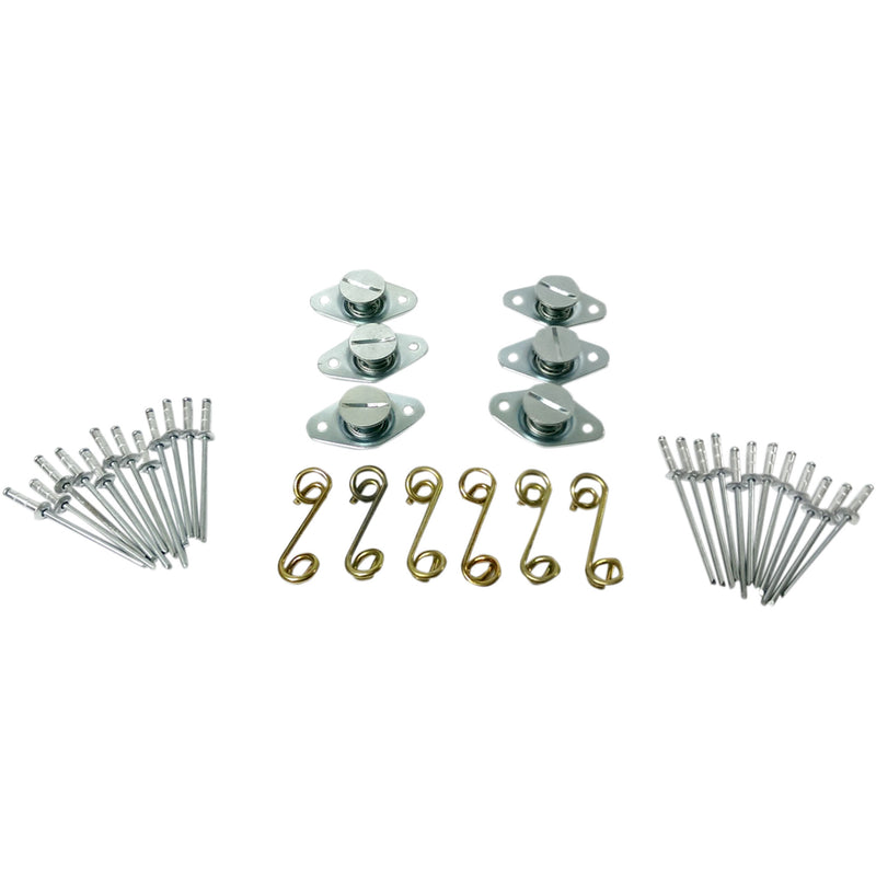 CYCLE PERFORMANCE PROD. 0521-0366 CPP/9028 Quik-Fasin'™ Kit Flush Mount Kit - Self-Eject - Springs