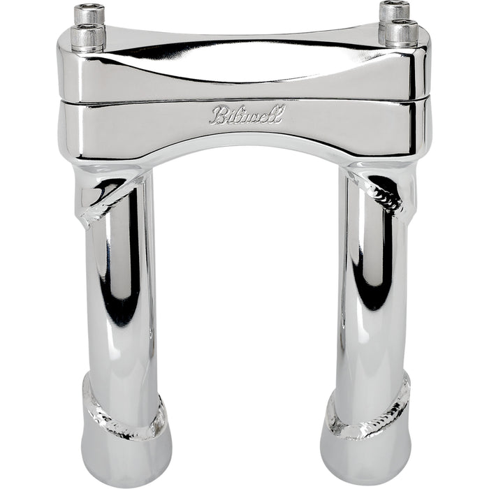BILTWELL Murdock O/S Riser Risers - Oversized Pullback Chrome