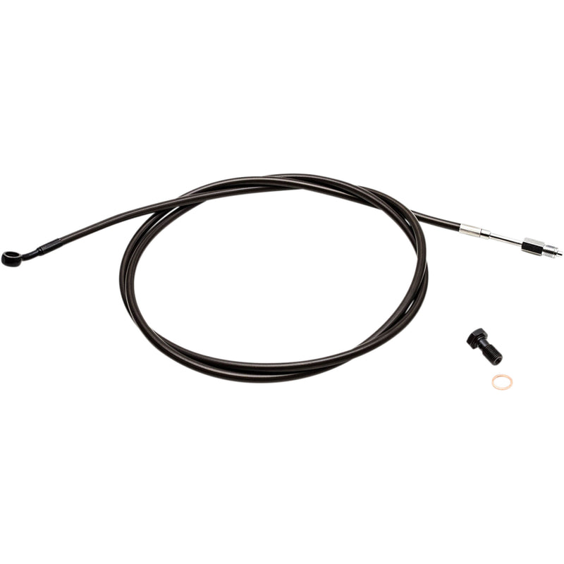 LA Choppers Hydraulic Clutch Line — Midnight - LA-8049C13M For Harley Touring 2007-2012
