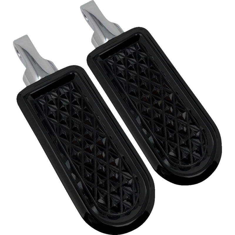 COVINGTONS 1620-2424 C3043-B Footpegs - Diamondback - Black