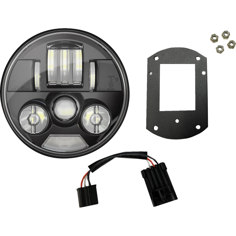 Custom Dynamics ProBEAM® Headlight - PB-LRST-B For Harley Motorcycles 2020-2026