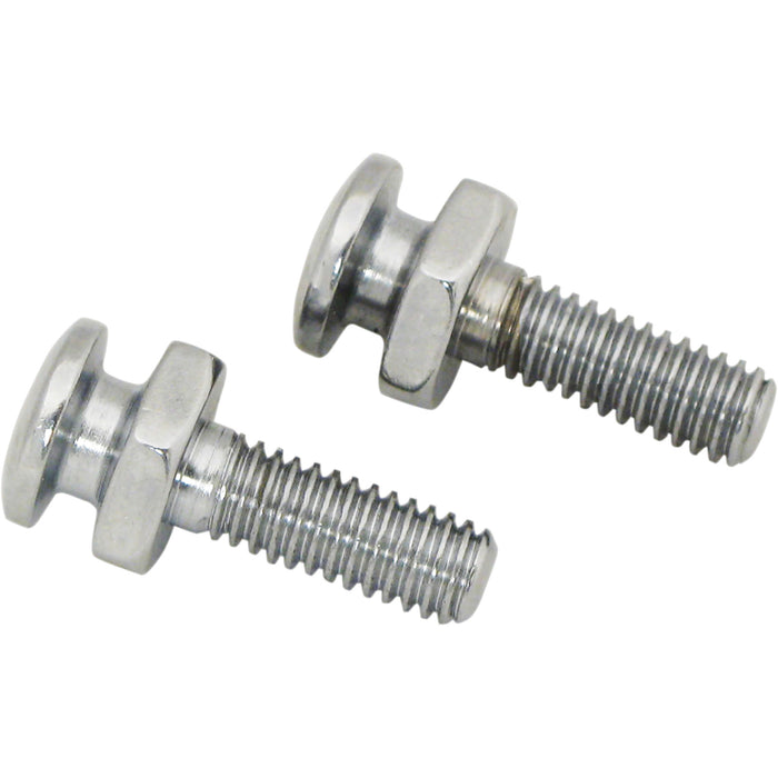 MUSTANG DS-902064 78028 Chrome Seat Bolts and Mounting Nuts Chrome Road King Seat Bolts - '95-'98