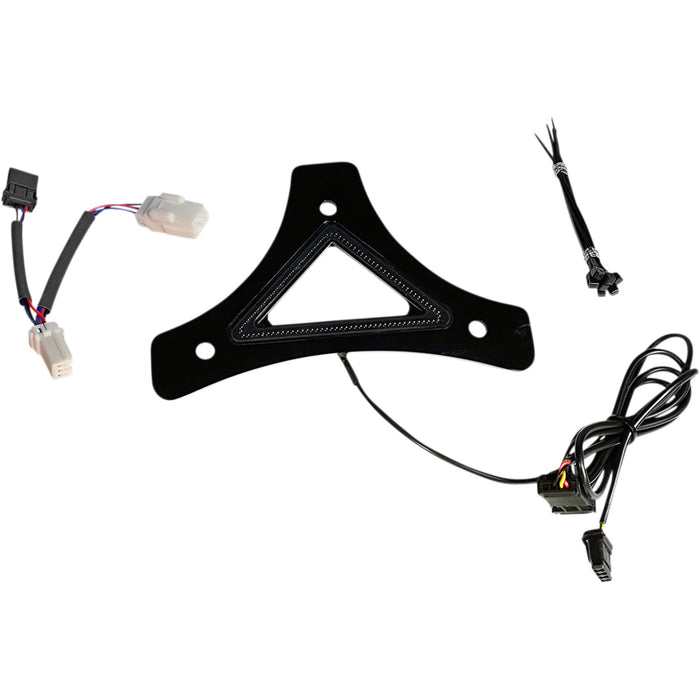 CUSTOM DYNAMICS 2040-2613 CD-BR-BCMXL-B Dual Intensity Run & Brake Backrest LED Light LED Backrest Light - Run/Brake - Black