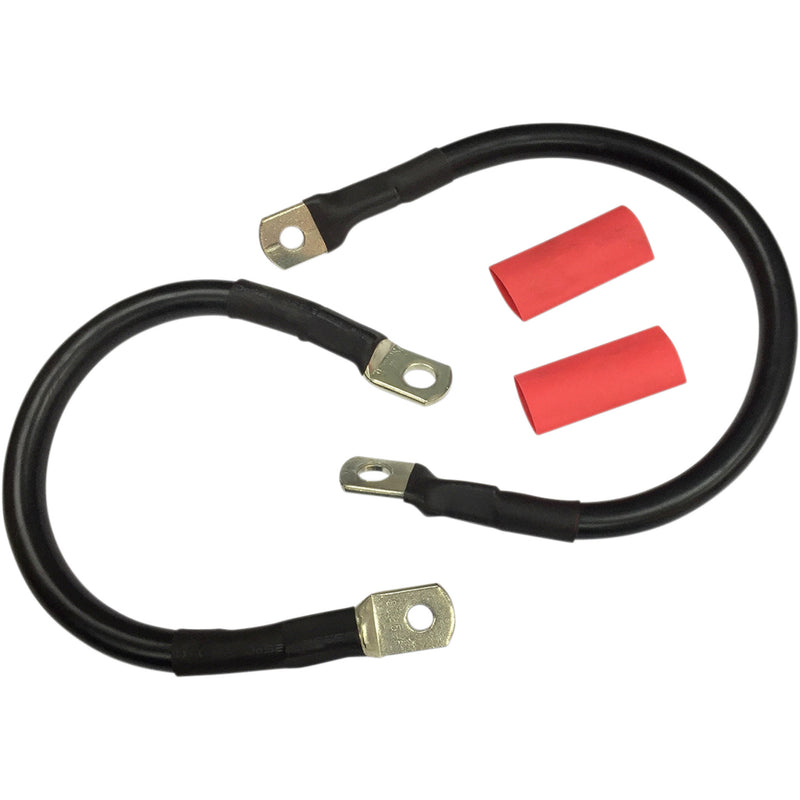 Drag Specialties Battery Cable Kit - 2113-0662 For Harley Softail / Screamin' / 15th Anniversary 2000-2008