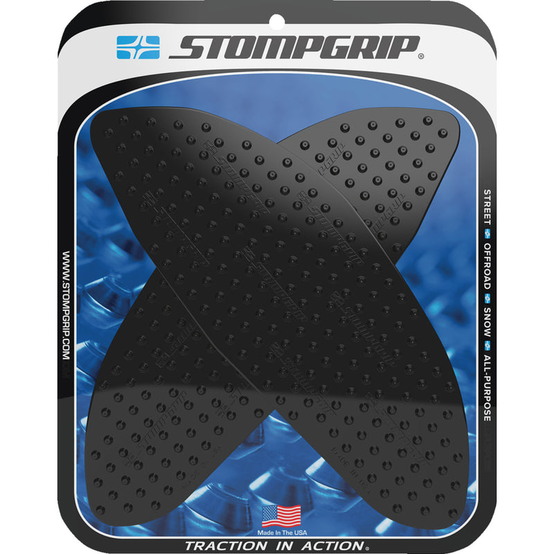 STOMPGRIP 4320-2736 55-10-0180B Volcano Profile Traction Pad Tank Grips Traction Pad Tank Grips - Volcano - Black - Aprilia