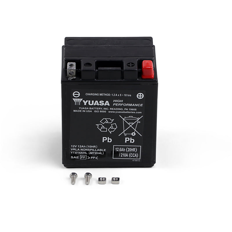 Yuasa YTX Battery - YUAM72H4L For Suzuki Motorcycles 1972-2014 | Kawasaki Motorcycles 1983-2018 | Yamaha Motorcycles 1973-1990