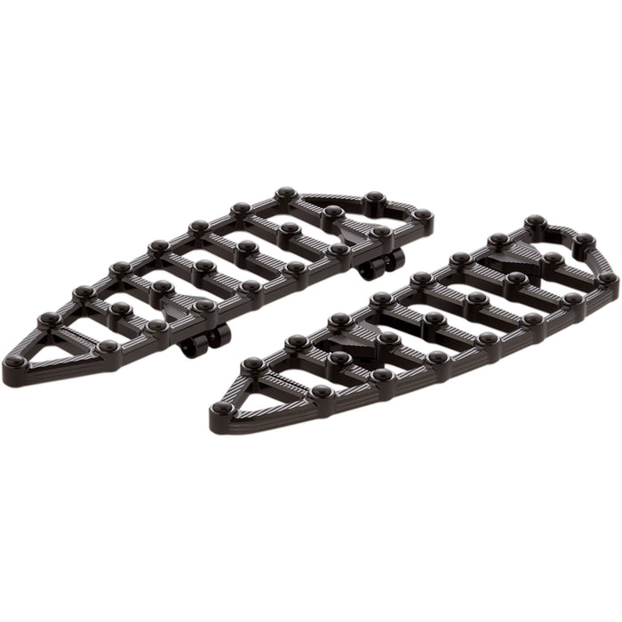 ARLEN NESS 1621-0942 06-891 MX Billet Floorboards - MX Driver Floorboards - Black