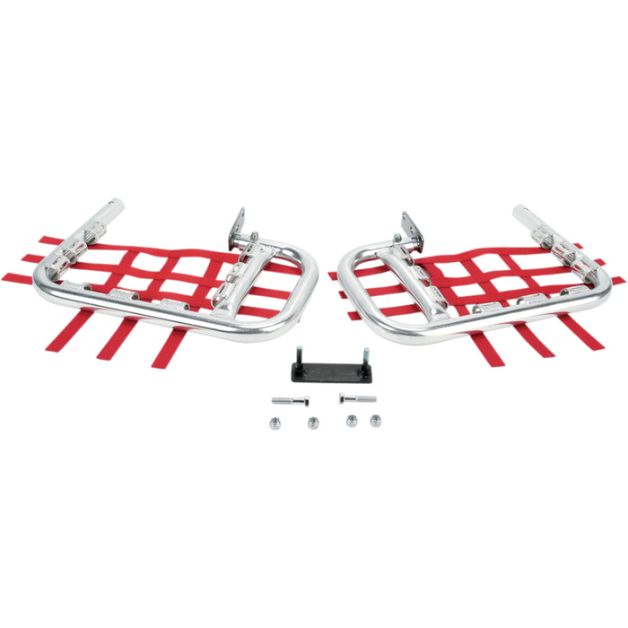 DG PERFORMANCE D60-2500 60-2500 Alloy Nerf Bars Nerf Bars - TRX250EX - Natural/Red
