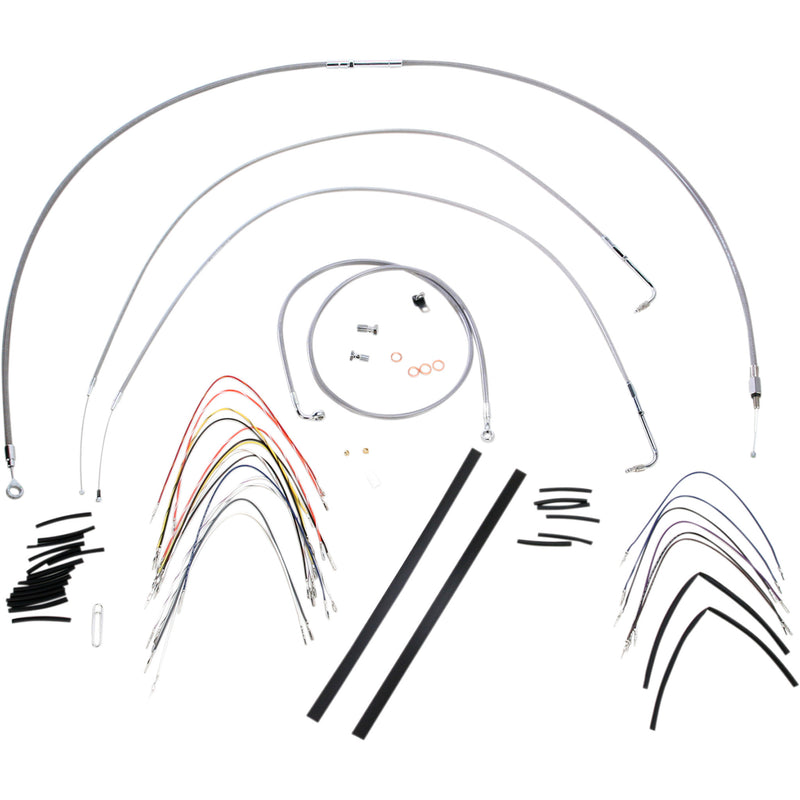 Burly Brand Complete Cable Kit - B30-1050 For Harley Softail 2007-2010