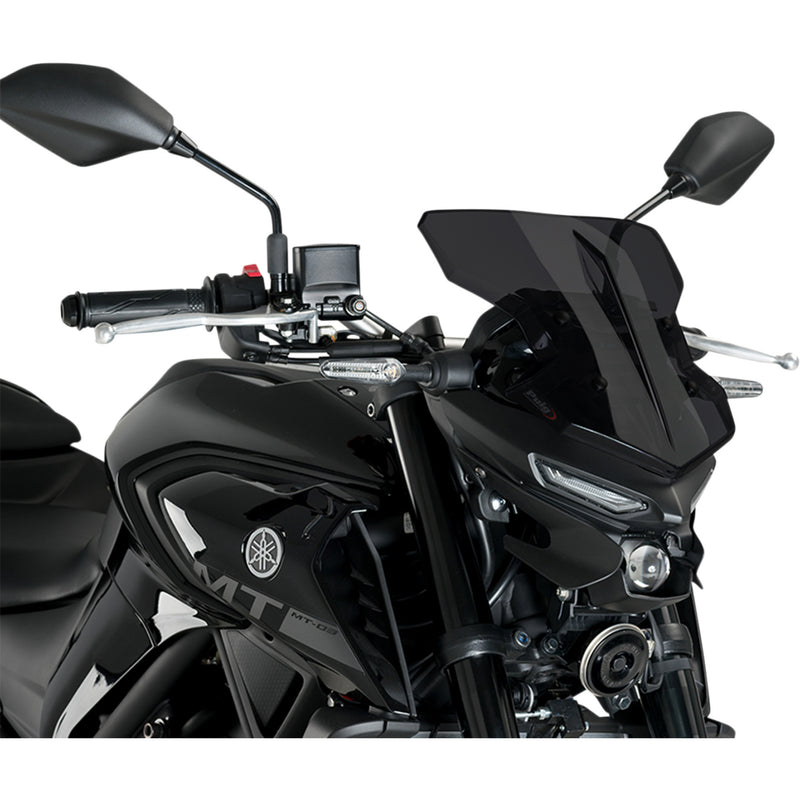 PUIG HI-TECH PARTS 2301-3000 20285F New Generation Windscreen 11-3/4" - dark smoke - mt-03