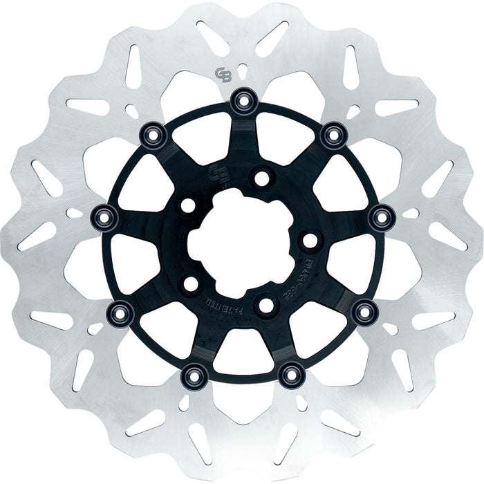 GBRAKES 1710-4921 GBDU001 Wave® Brake Rotors Brake Rotor - Front - Black