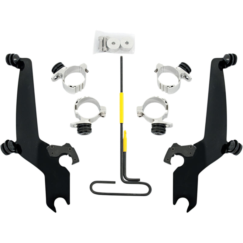 MEMPHIS SHADES 2321-0280 MEB8917 No-Tool Trigger-Lock Mount Kit for Sportshield Trigger Lock Sportshield Mounting Kit - Narrow - Black