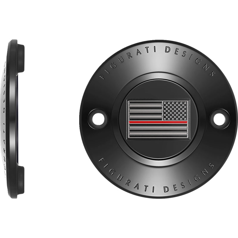 Figurati Designs Cover - FD75-TC-2H-BLK For Harley Motorcycles 2017-2022