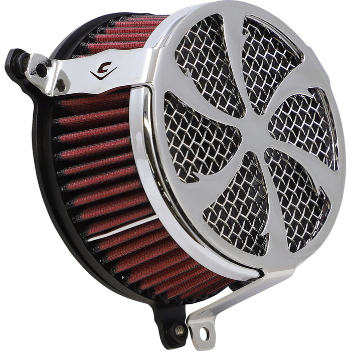 COBRA 1010-3004 606-0100-01-SB Air Cleaner Kit - Chrome