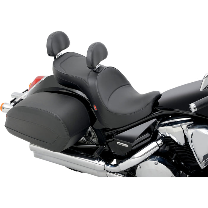 Z1R 0810-1713 Low-Profile Touring Seat With EZ Glide II™ Backrest Option Double Bucket Seat - Backrest - Mild - VT1300