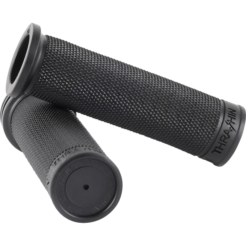 THRASHIN SUPPLY CO. 0630-3216 TSC-2711-1 Moto Grips Grips - Moto - 1" - Slim - Black