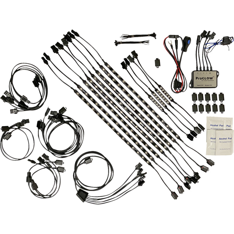 Custom Dynamics ProGLOW™ Light Kit - PG-TKE-KIT For Harley Touring 2009-2025