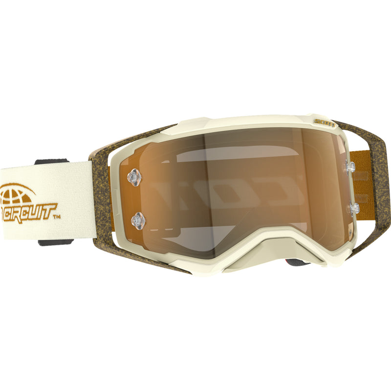 SCOTT 2601-3819 423514-1074324 Prospect Pro Circuit AMP Goggle beige/white/brown - gold chrome