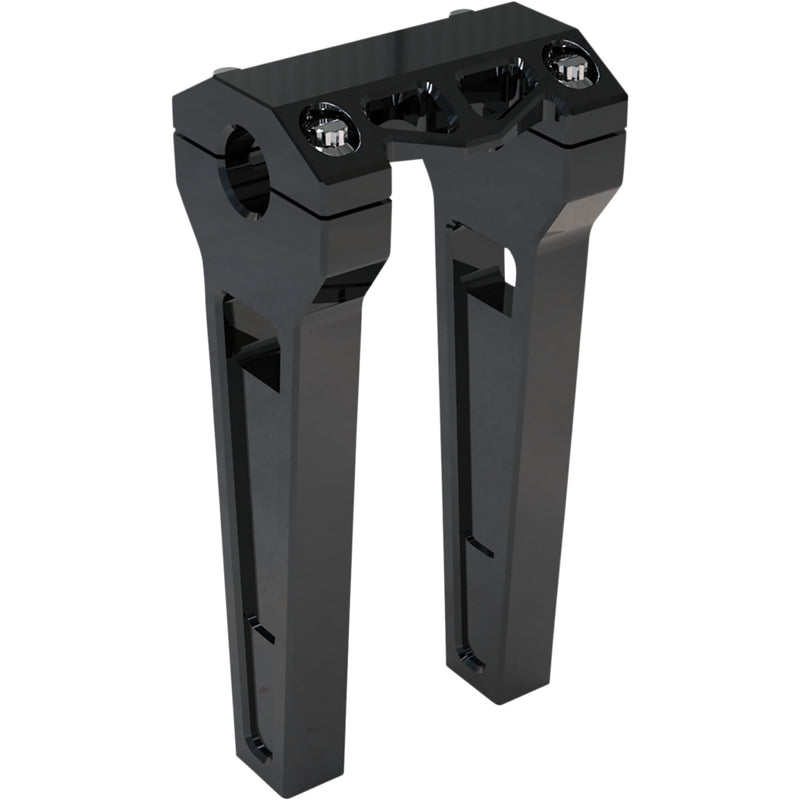 LA CHOPPERS 0602-1213 LA-7470-08B Performance Risers - Straight - 8" - Black Anodized